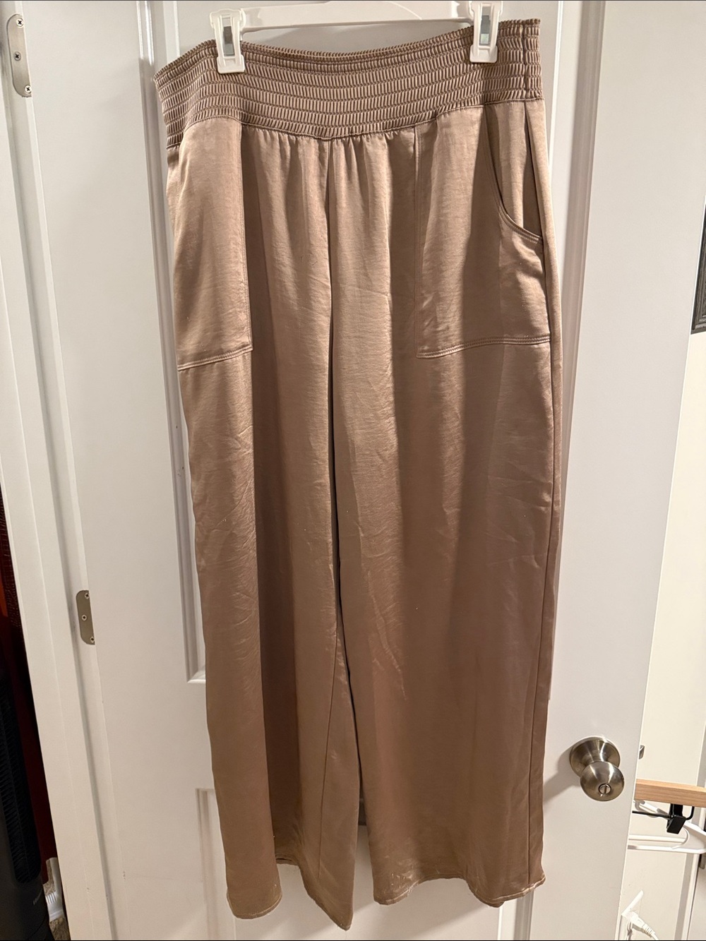 🥳 5 for $25 BUNDLE Simply Vera Vera Wang Neutral Tan Wide-Leg Pull-On Pants